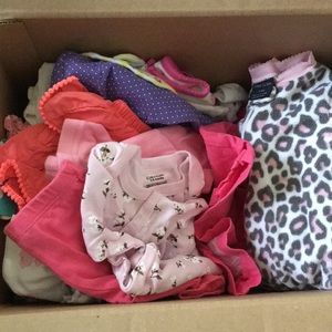 0-3 month baby girl clothing lot